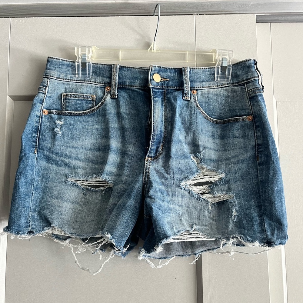 Universal Thread Blue Distressed Jean Shorts